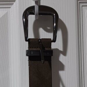 Olive Belt with 2 Buckles